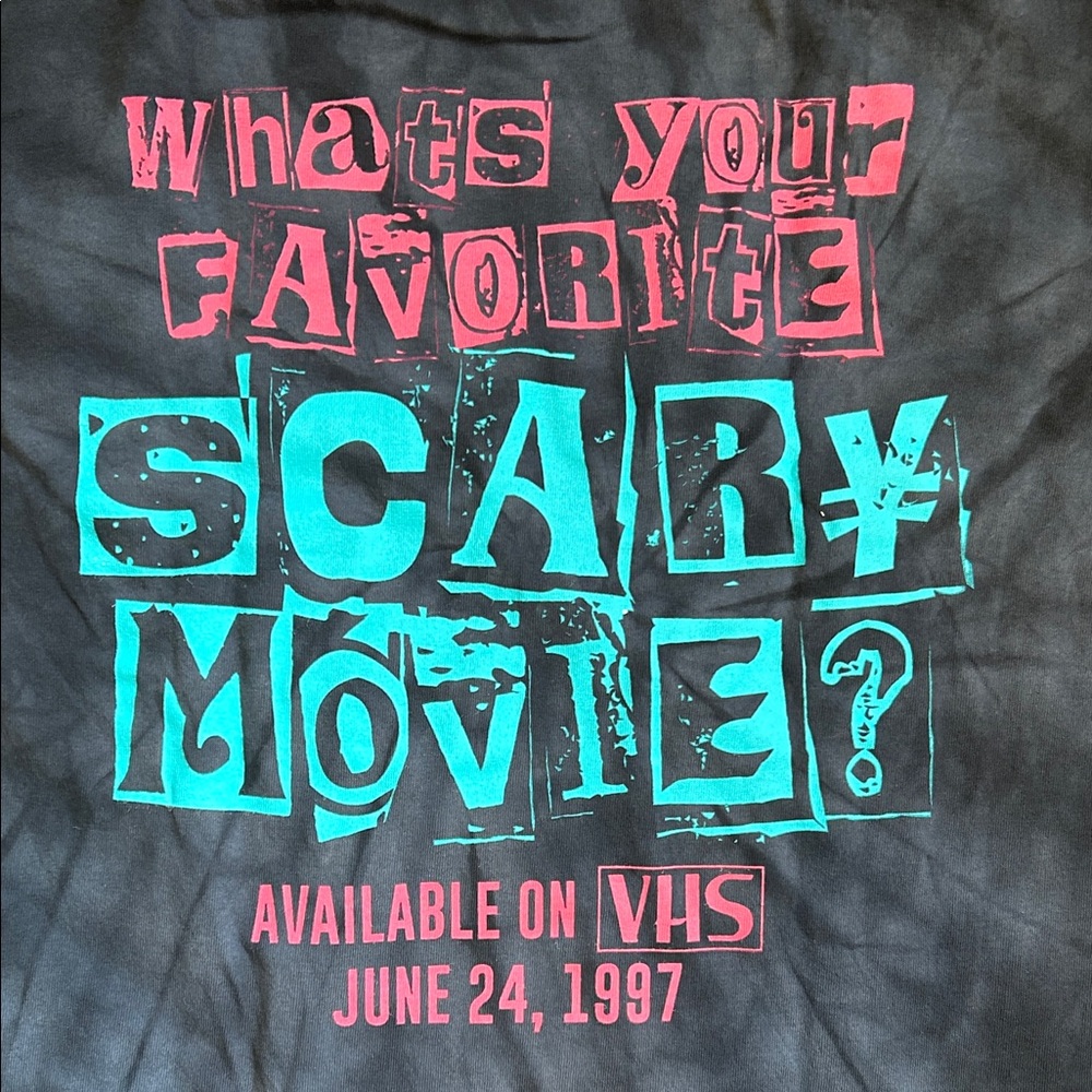 Scream (1996) Tie-Dye Black/Grey Graphic T-Shirt - NWOT, Unisex Small - Picture 7 of 11